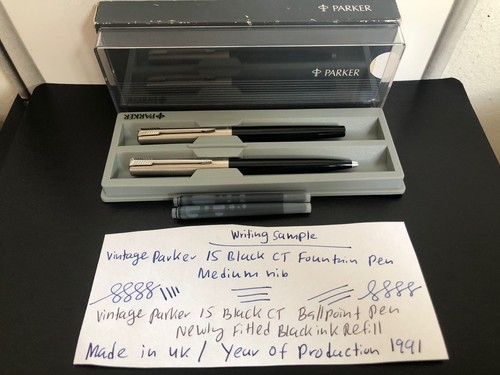 Vintage parker black pen - parker, 15