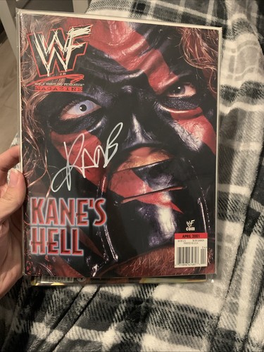 Kane signed proof magazine - signed, w/proof