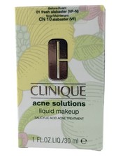 Clinique Acne Solutions Foundation Makeup CN 10 Alabaster (VF) 1 fl oz NIB
