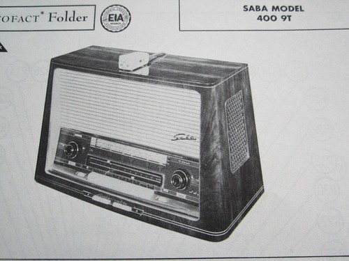 Saba 400 shortwave radio - saba,