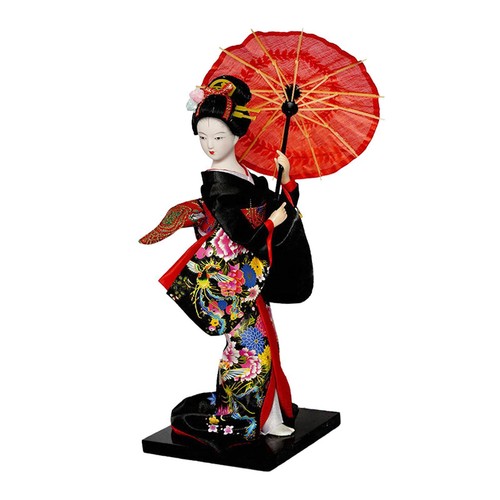 Japanese geisha kimono doll - japanese,
