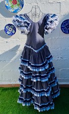 Vintage Spanish Flamenco Dress