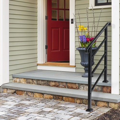 Adjustable outdoor handrail - adjustable,
