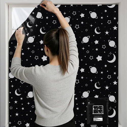 Travel portable black out - black,