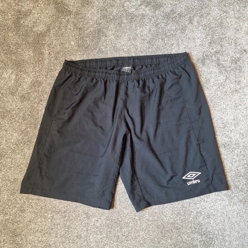 Umbro black sports shorts size