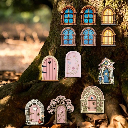 Pcs fairy door - 12, door,