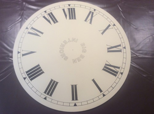 Vintage painted big ben clock - big,