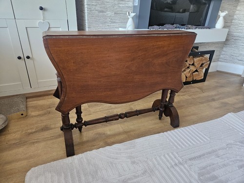 Antique drop leaf table - drop-leaf,