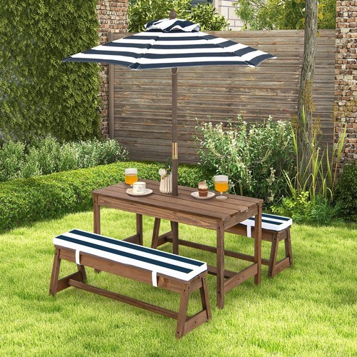 Pcs wooden kids picnic table - 4,