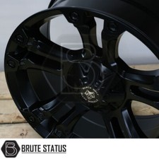 Wolfrace Wheels Brooklyn for Mitsubishi L200 Matt Black 6x139.7 20x9 4x4 Alloys