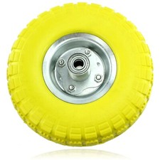 Wheelbarrow Wheel 10" Solid 4.10/3.50-4 Puncture Proof Pneumatic Barrow Tyre