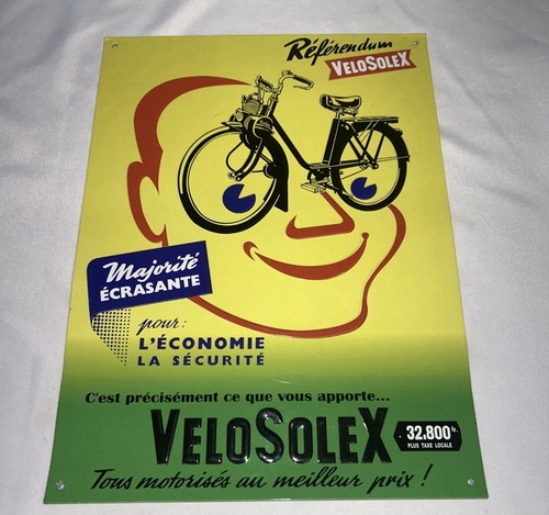 Metal advertising plate - advertising,