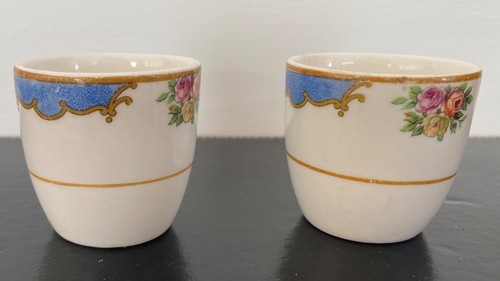 Vintage pair bone china - of,