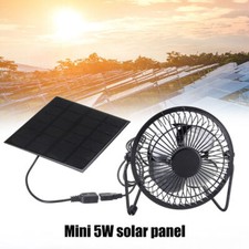 USB Solar Powered Fan Desk