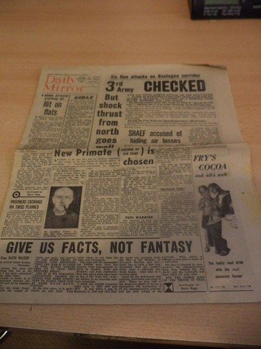 Old vintage orig - old, newspaper