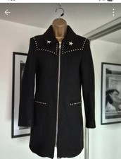 Zara Military Black Wool Blend