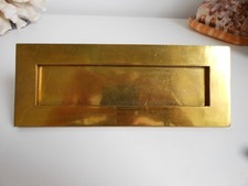 solid brass letter box 98mm x