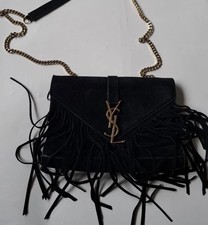Ysl Suede Handbag Authentic 