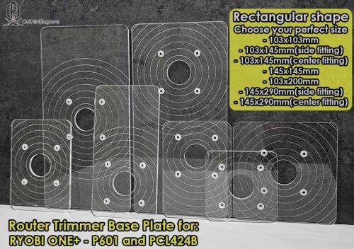 Rectangular router trimmer - rectangular,