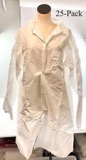 Kimberly-Clark A20 White Lab Coats Size Medium 25-Pack