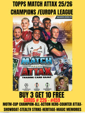 TOPPS MATCH ATTAX CHAMPIONS/EUROPA LEAGUE 25/26 CARDS #226 - #460
