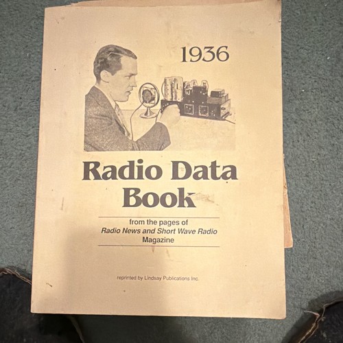 Radio data book 1938 vintage - book,