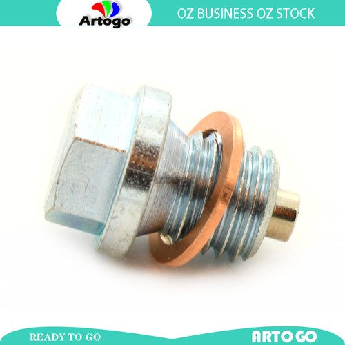 Motorcycle sump plug magnetic - sump,