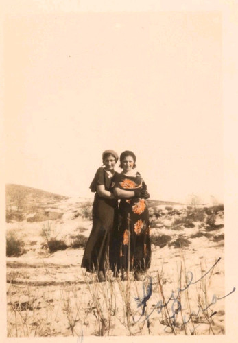 Found photo two young women - -,