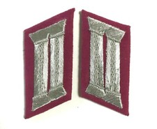 WW2 GERMAN ARMY OFFICER COLLAR TABS SMOKE TROOPS