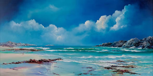 Beyond the shore - the, framed