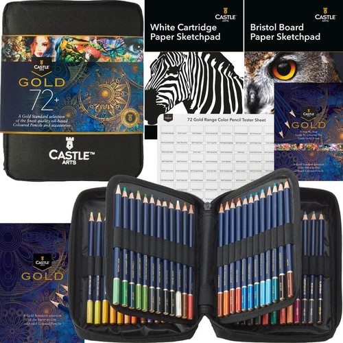Castle art supplies gold - castle,