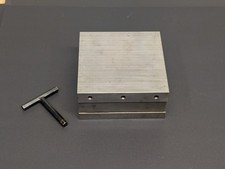 Hermann Schmidt 6x6x2.75H" Magnet Magnetic Chuck & Key