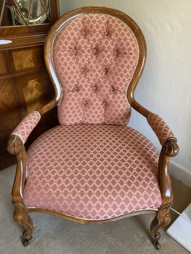 Victorian parlour chair - parlour,