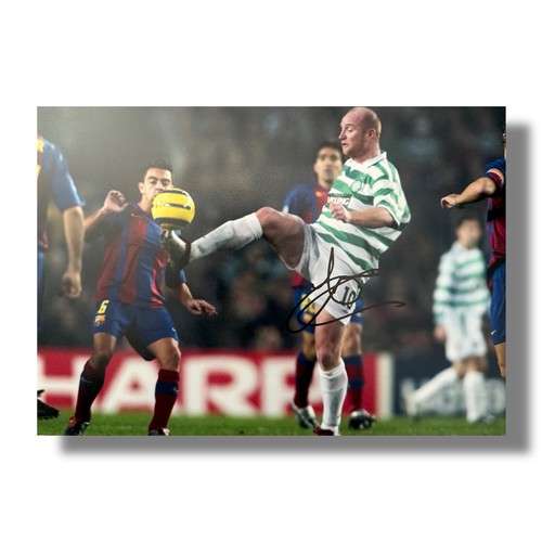 Signed hartson celtic photo - signed, a4