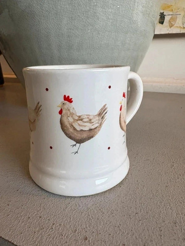 Cute chicken hen mug ceramic - chicken,