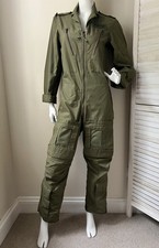 Aircrew Khaki Coverall, Boiler Suit, Vintage Overalls Airforce Small