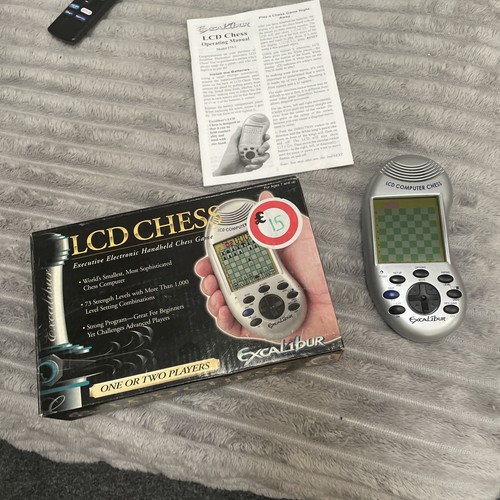 Excalibur lcd computer chess - excalibur,