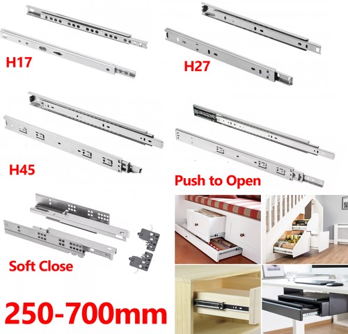Pair drawer runners - drawer, heavy