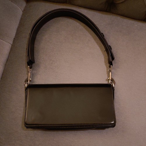 Zara black faux leather - faux,
