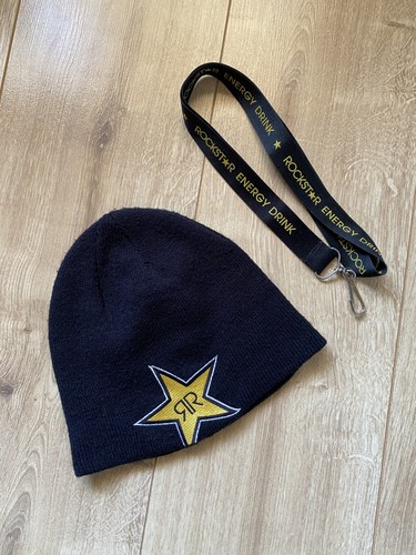 Rockstar energy drink beanie - drink, &