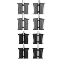 KEPLIN 4-Pack Gazebo Sandbag Weights–Durable with  Straps, Double Pocket Design