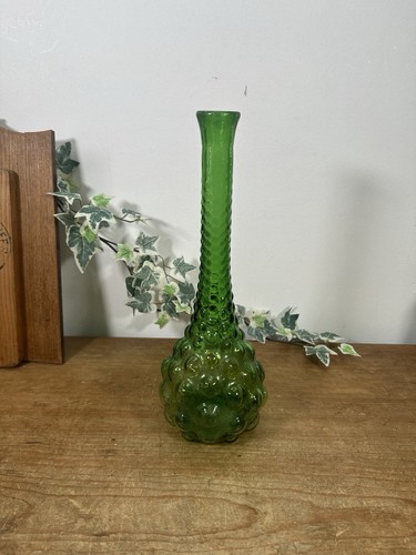 Vintage empoli glass hobnail - vintage,
