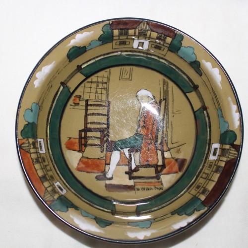 Antique buffalo pottery - buffalo,