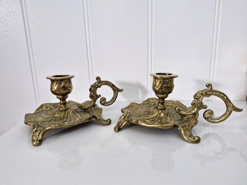 Vintage ornate cast brass - vintage,