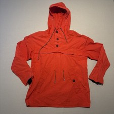 Norwegian Smock Jacket Mens Small Red Vintage Scandinavian