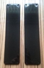 Door Finger Push Plate White Black Clear Good Quality Plastic Easy Fit QTY 2-40