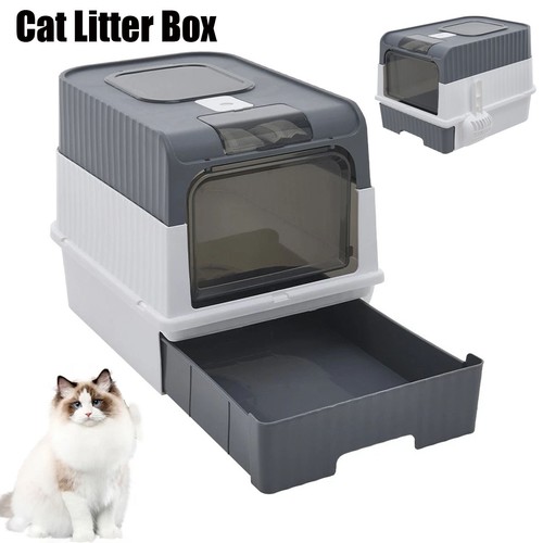 Extra large hooded cat - cat, litter