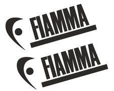 2 x Fiamma Vinyl Decals / Stickers for Awning Motorhome Caravan - 25 Colours