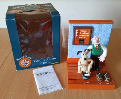 Wallace gromit talking alarm - wallace,