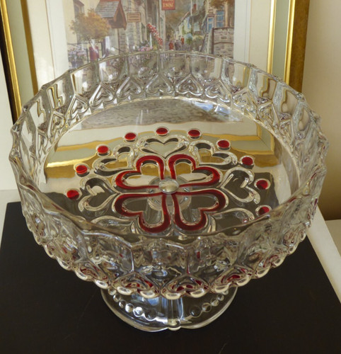 Vintage walther glass pedestal - walther,